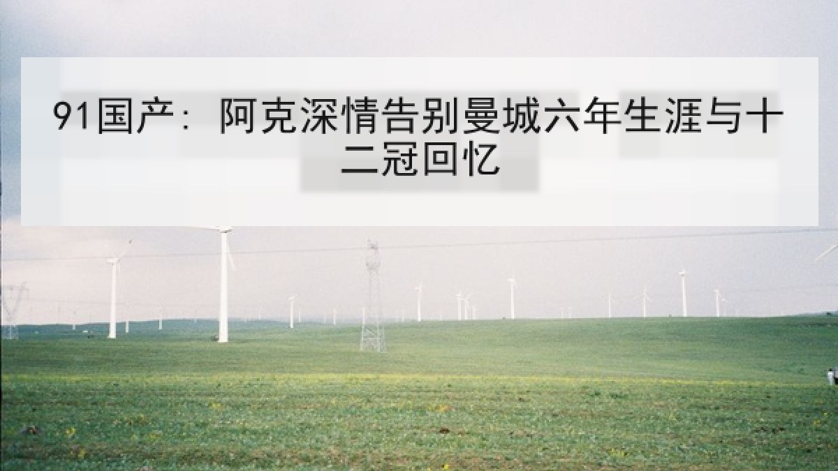 91国产: 阿克深情告别曼城六年生涯与十二冠回忆